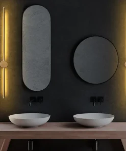 Applique murale moderne Benu H91cm Métal Or