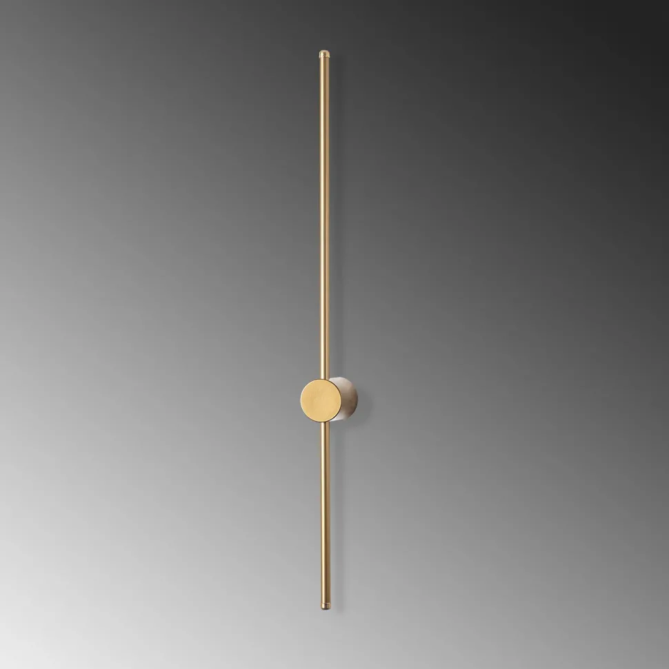 Applique murale moderne Benu H91cm Métal Or