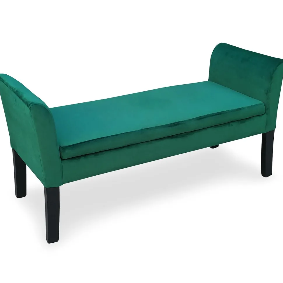 Banc coffre Idor Velours Vert