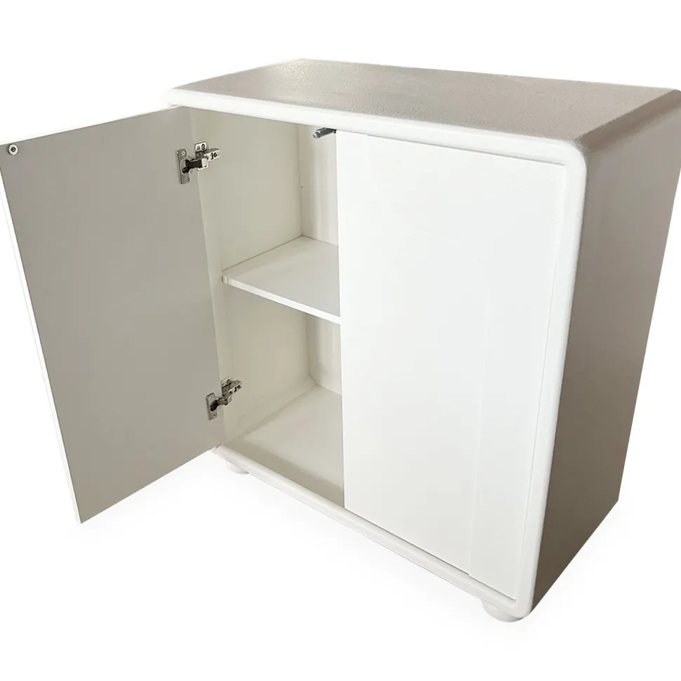 Buffet armoire de rangement design Valone L80cm Blanc