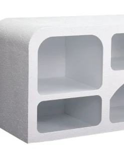 Buffet bas Navalor L160cm design arches style troglodyte Blanc