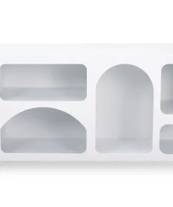 Buffet bas Navalor L160cm design arches style troglodyte Blanc