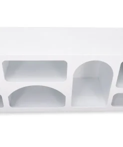 Buffet bas Navalor L160cm design arches style troglodyte Blanc