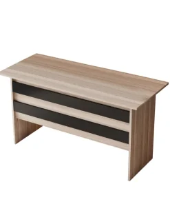 Bureau contemporain Busymo Chêne clair et Noir