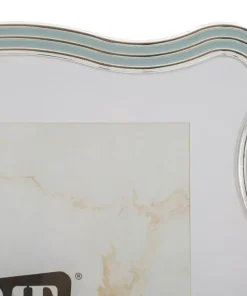 Cadre photo Elizabeth effet sable bleu clair