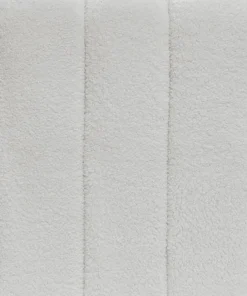 Canapé 3 places design Sidonie Tissu bouclette Blanc