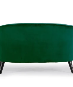 Canapé 3 places scandinave Savoy Velours Vert