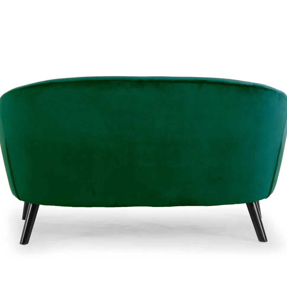 Canapé 3 places scandinave Savoy Velours Vert