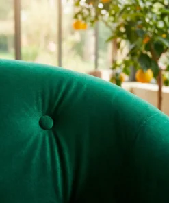 Canapé 3 places scandinave Savoy Velours Vert