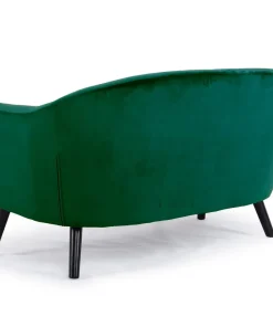 Canapé 2 places scandinave Savoy Velours Vert
