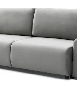 Canapé convertible 3 places Traviata Velours Gris