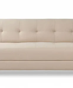 Canapé convertible 3 places Clayton Tissu Beige