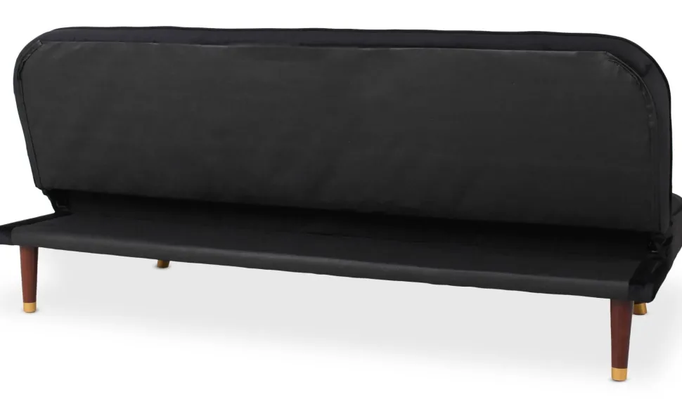 Canapé convertible clic-clac Olympia Velours Noir