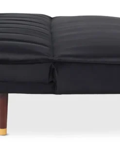 Canapé convertible clic-clac Olympia Velours Noir