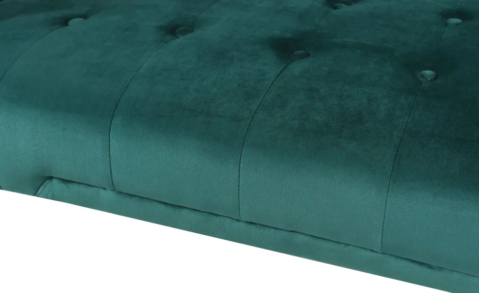 Canapé convertible clic-clac Justy Velours Vert