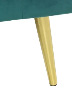 Canapé convertible clic-clac Justy Velours Vert