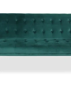 Canapé convertible clic-clac Justy Velours Vert