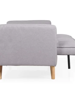 Canapé convertible clic-clac scandinave Slow Tissu Gris clair