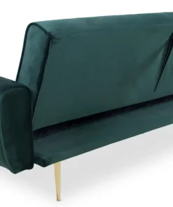 Canapé convertible clic-clac scandinave Slovénie Velours Vert