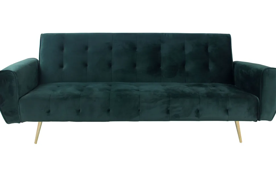 Canapé convertible clic-clac scandinave Slovénie Velours Vert