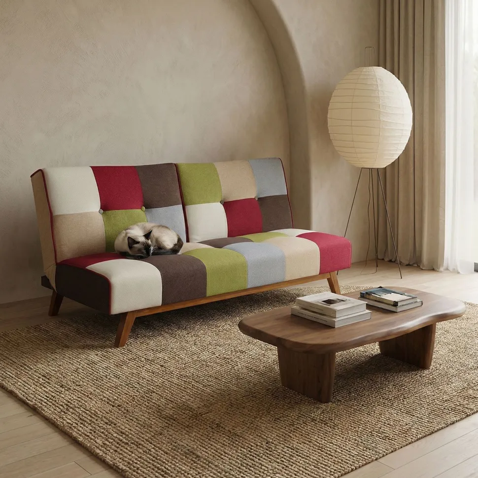 Canapé convertible clic-clac scandinave Yazu Multicolore