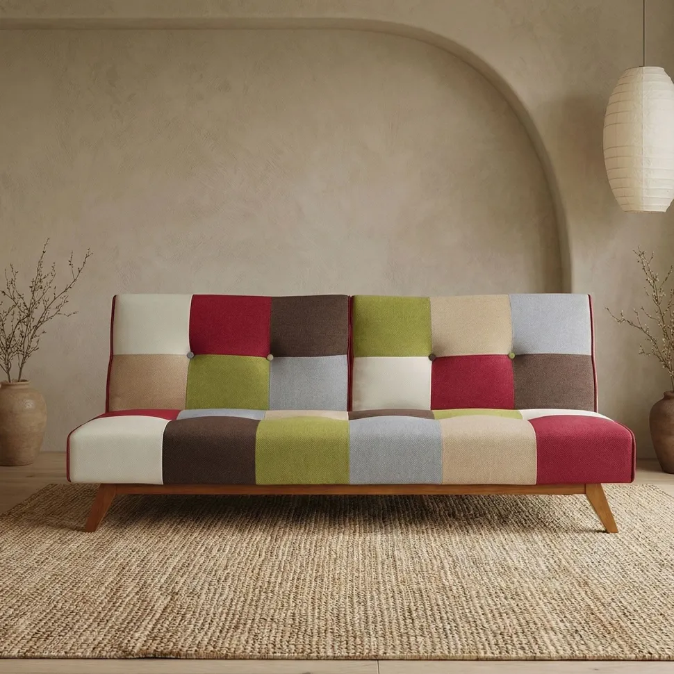 Canapé convertible clic-clac scandinave Yazu Multicolore