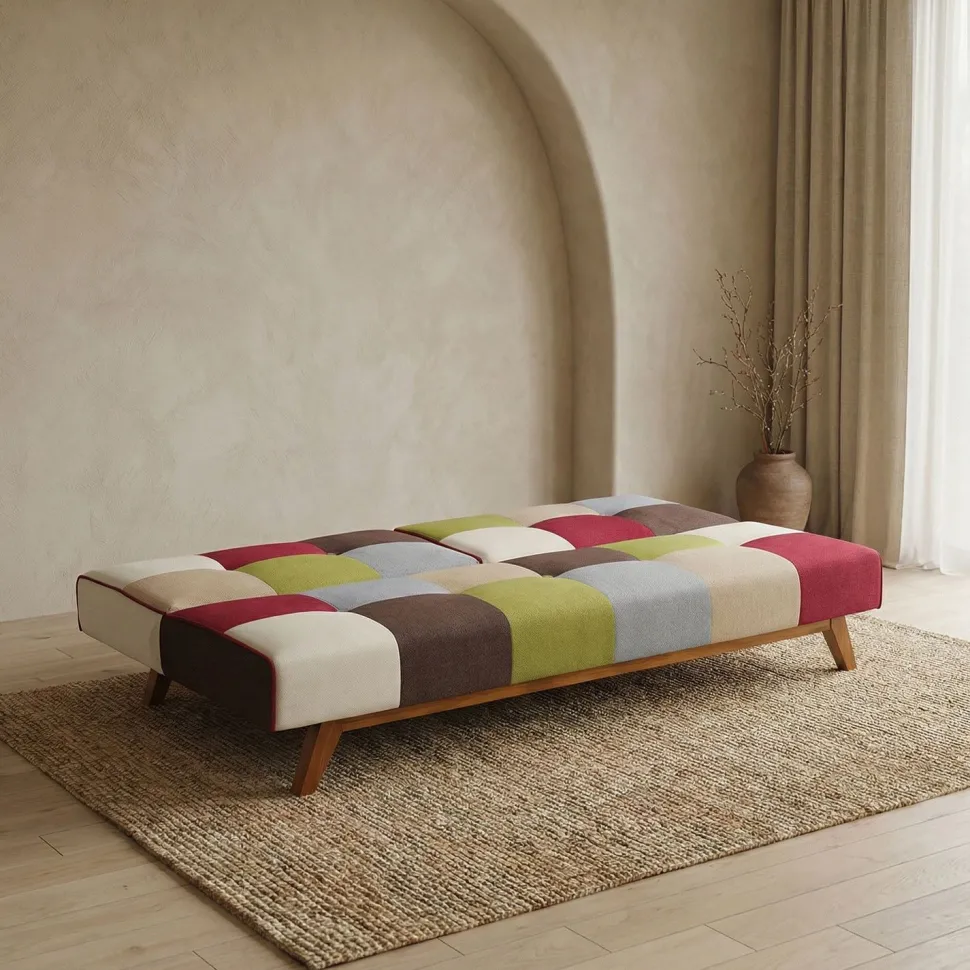 Canapé convertible clic-clac scandinave Yazu Multicolore