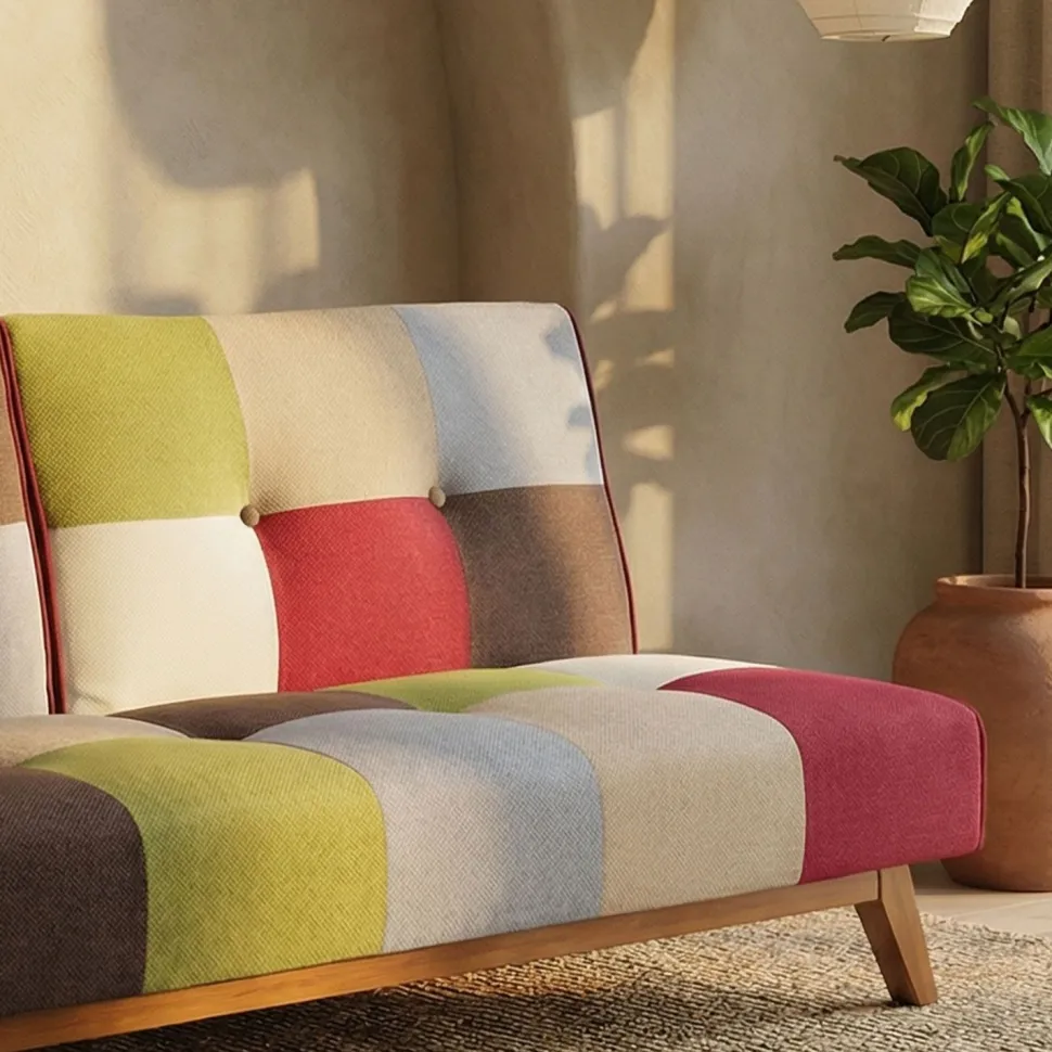 Canapé convertible clic-clac scandinave Yazu Multicolore