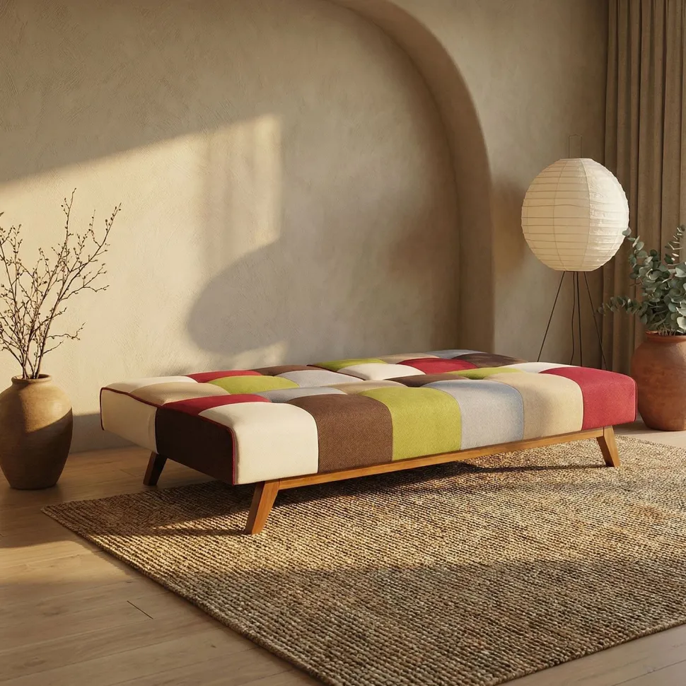 Canapé convertible clic-clac scandinave Yazu Multicolore