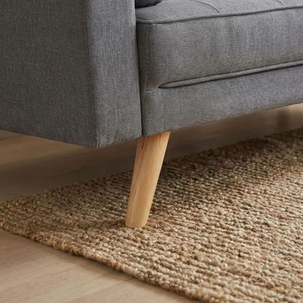 Canapé convertible clic-clac scandinave Slow tissu Gris foncé