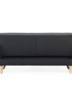 Canapé convertible clic-clac scandinave Slow tissu Gris foncé