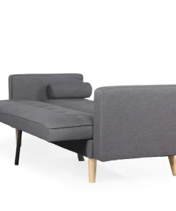 Canapé convertible clic-clac scandinave Slow tissu Gris foncé