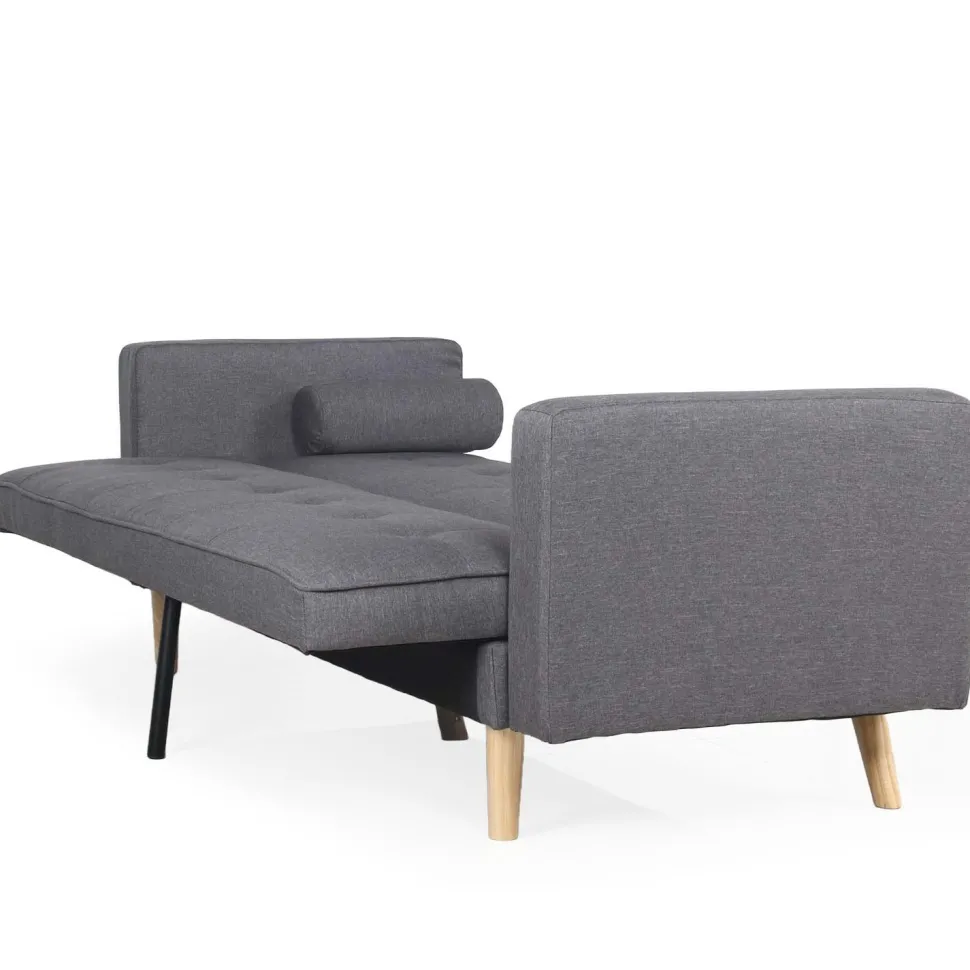 Canapé convertible clic-clac scandinave Slow tissu Gris foncé