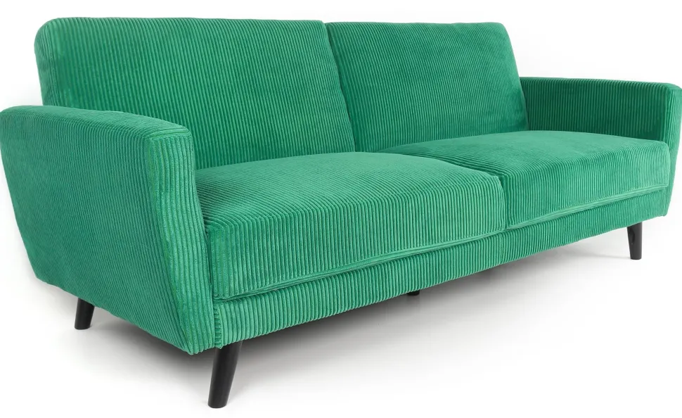 Canapé convertible clic-clac Refresha Velours Vert