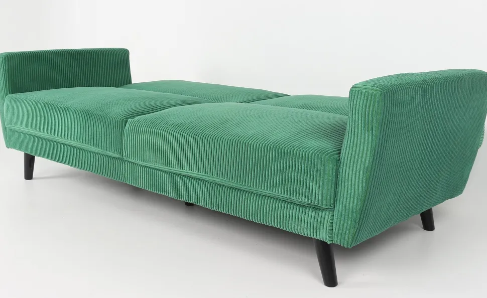 Canapé convertible clic-clac Refresha Velours Vert