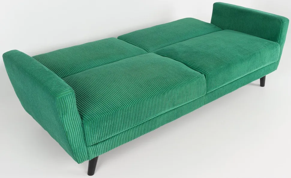 Canapé convertible clic-clac Refresha Velours Vert