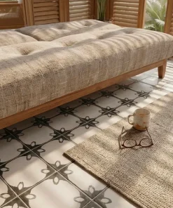 Canapé convertible clic-clac scandinave Yazu Velours chenille Beige