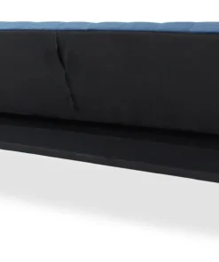 Canapé convertible clic-clac Justy Velours Bleu