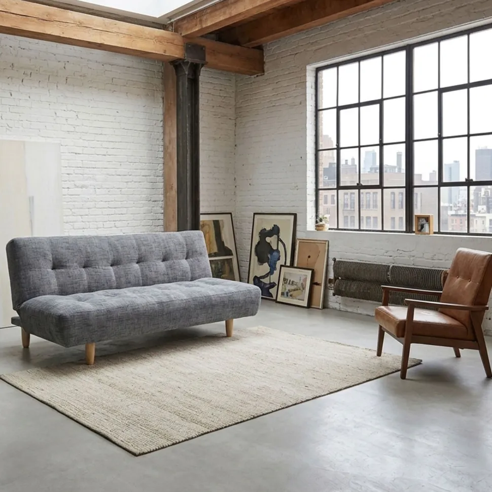 Canapé convertible scandinave 3 places Urban Gris