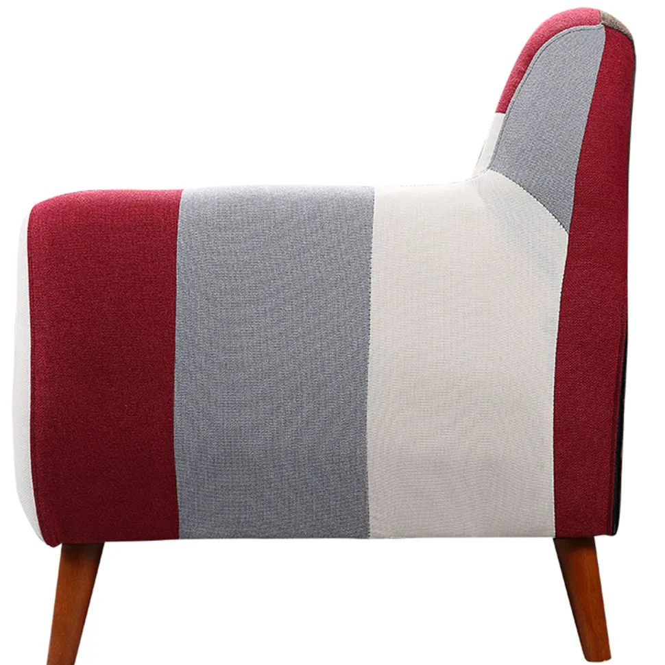 Canapé scandinave 3 places Bombay Multicolore