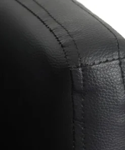 Chaise / Fauteuil Noellie Simili P.U. Noir pieds Or