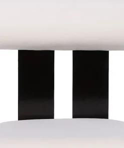 Chaise de salle à manger style intemporel Tuboli Bois foncé et Velours Crème