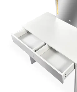 Coiffeuse avec miroir LED Talisma L80cm Blanc