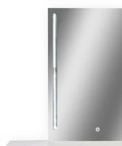 Coiffeuse avec miroir LED Talisma L80cm Blanc