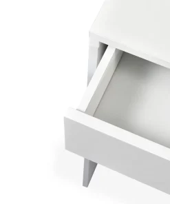 Coiffeuse avec miroir LED Talisma L80cm Blanc