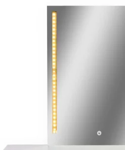Coiffeuse avec miroir LED Talisma L80cm Blanc