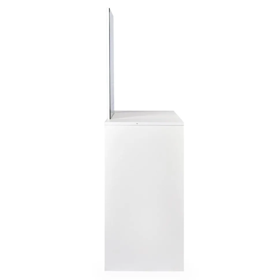 Coiffeuse avec miroir LED Talisma L80cm Blanc