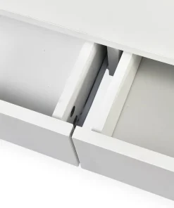 Coiffeuse avec miroir LED Talisma L80cm Blanc