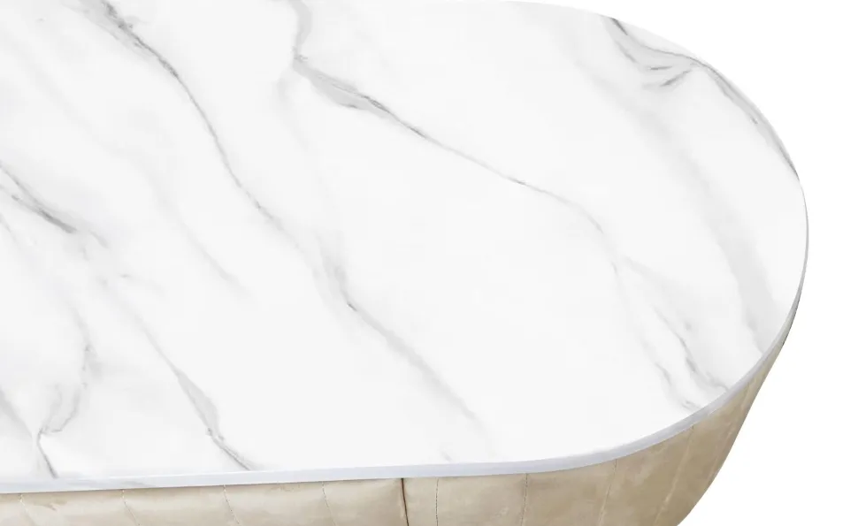Coiffeuse Paloma 1 tiroir Velours Beige