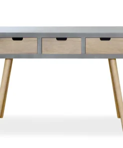 Console scandinave 3 tiroirs Tatum Gris